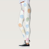 Leggings Smiley Muster (Gauche)