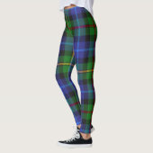 Leggings Smith Clan Scottish Tartan Plaid Motif (Gauche)