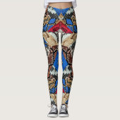 Leggings Snake Skin Pattern  (Devant)