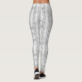 Leggings Snakeskin blanc exotique (Dos)