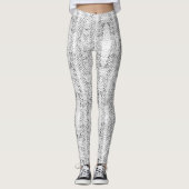 Leggings Snakeskin blanc exotique (Devant)