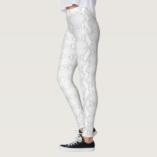 Leggings Snakeskin White Python (Gauche)