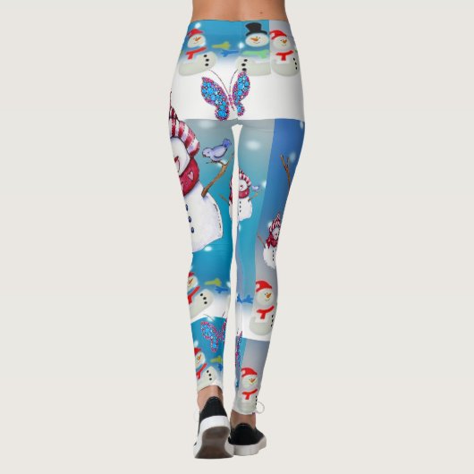 leggings sneeuwman (Achterkant)
