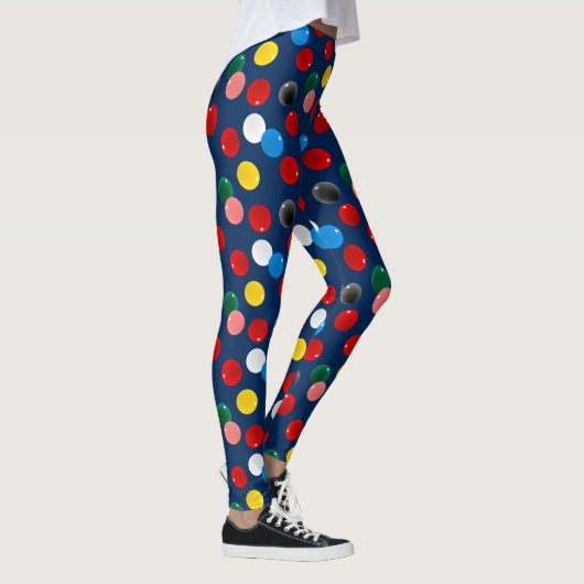 Leggings Snooker Player Billard coloré (Droite)