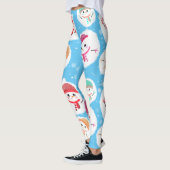 Leggings Snowball et Snowman Blue (Gauche)