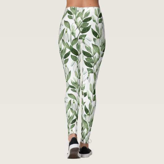 Leggings Snowdrops de printemps (Dos)