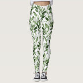 Leggings Snowdrops de printemps (Devant)