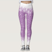 Leggings Snowfall and Snow Borders Noël Any Colo ID728 (Devant)