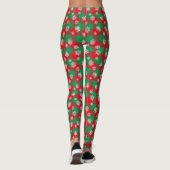 Leggings Snowflakes Buffalo Noël Plaid (Dos)