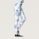 Leggings Snowflakes, Snowmen et Pingouins de Noël (Droite)