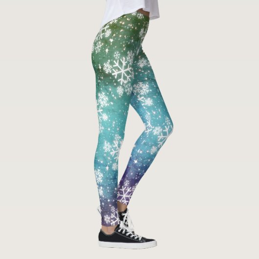 Leggings Snowflakes & Stars (modifiable) (Droite)
