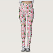 Leggings Snowman avec Snowman Pine Tree (Devant)