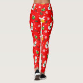 Leggings Snowman de Noël, Hommes Femmes & Enfants, Décor de (Dos)