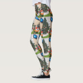 Leggings Snowman et sapin de Noël (Gauche)