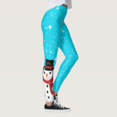 Leggings Snowman gelé Joyeuses vacances Starry sur votre co (Droite)