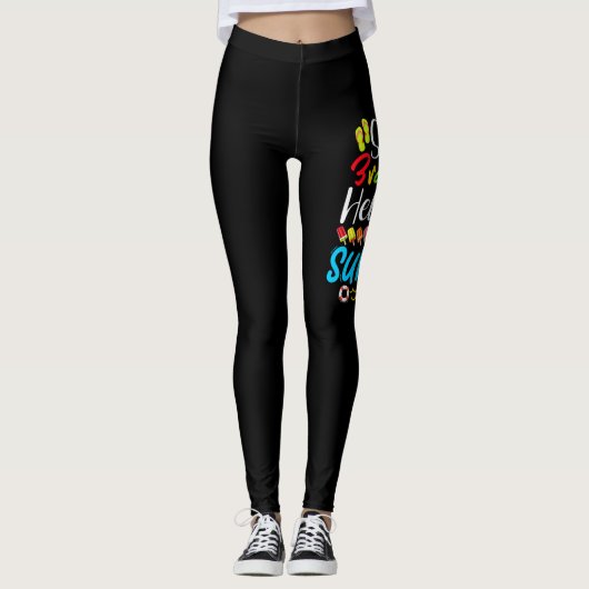 Leggings So Long 3rd Grade Hello Summer Last Day Of School. (Devant)