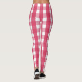 Leggings Socialite rose En vichy Motif (Dos)