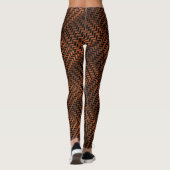 Leggings Socialite Wild Bronze Zig Zag Motif (Dos)