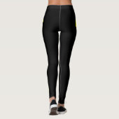 Leggings Sofball Personnalisé Nom de l'équipe et numéro du  (Dos)