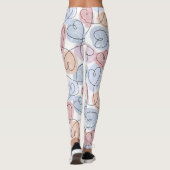 Leggings Soft Hearts : Continuous Line Valentine's (Dos)