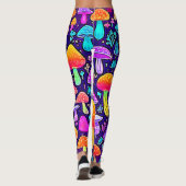Leggings Soft Neon : Patch pour champignon de dessin (Dos)