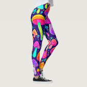 Leggings Soft Neon : Patch pour champignon de dessin (Droite)