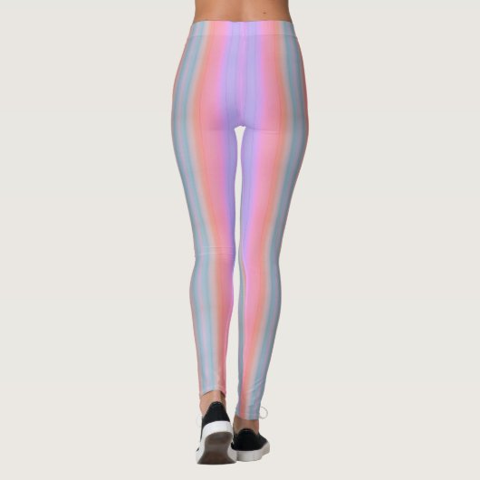 Leggings Soft Pastel Stripes (Dos)