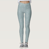 Leggings Soft Sage Rose Line-Art (Devant)