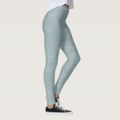 Leggings Soft Sage Rose Line-Art (Droite)