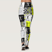 Leggings Softball Jaune Sleep  (Dos)