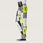 Leggings Softball Jaune Sleep  (Gauche)