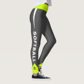 Leggings Softball personnalisé (Droite)