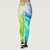Leggings Soie pastel colorée (Dos)