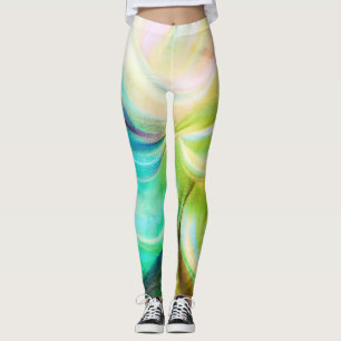 Leggings Soie pastel colorée