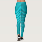 Leggings "soie" turquoise - (Dos)