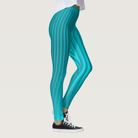 Leggings "soie" turquoise - (Droite)