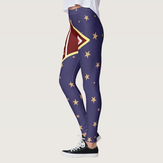 Leggings Soirée étoilée branchée avec design unique (Gauche)
