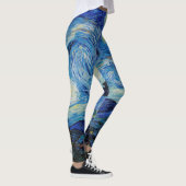 Leggings Soirée Van Gogh Starry. Impressionnisme art vintag (Droite)