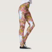 Leggings Sois ma Valentine Nature fleurit Fleurs de coeur A (Droite)