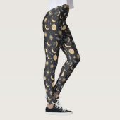Leggings Soleil céleste et étoiles Ciel nocturne (Droite)