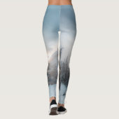 Leggings Soleil derrière des épicéas (Dos)