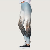 Leggings Soleil derrière des épicéas (Gauche)