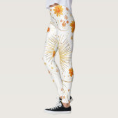 Leggings Soleil doré et rayons - avec étoile Abstraite (Gauche)