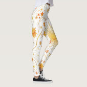 Leggings Soleil doré et rayons - avec étoile Abstraite (Droite)