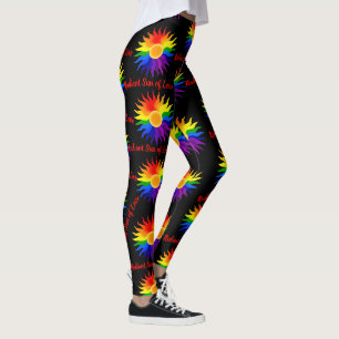 Leggings Soleil radieux – Fierté artistique