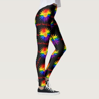 Leggings Soleil radieux – Fierté artistique