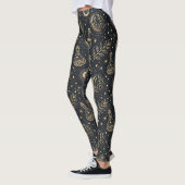 Leggings Sorcelerie céleste - Lune dorée, flacons de potion (Gauche)