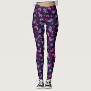 Leggings Sorcière arc-en-ciel de Pastel goth