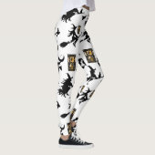 Leggings sorcière assistant chatte lune bloomstick (Droite)