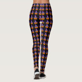 Leggings Sorcière citrouille (Dos)